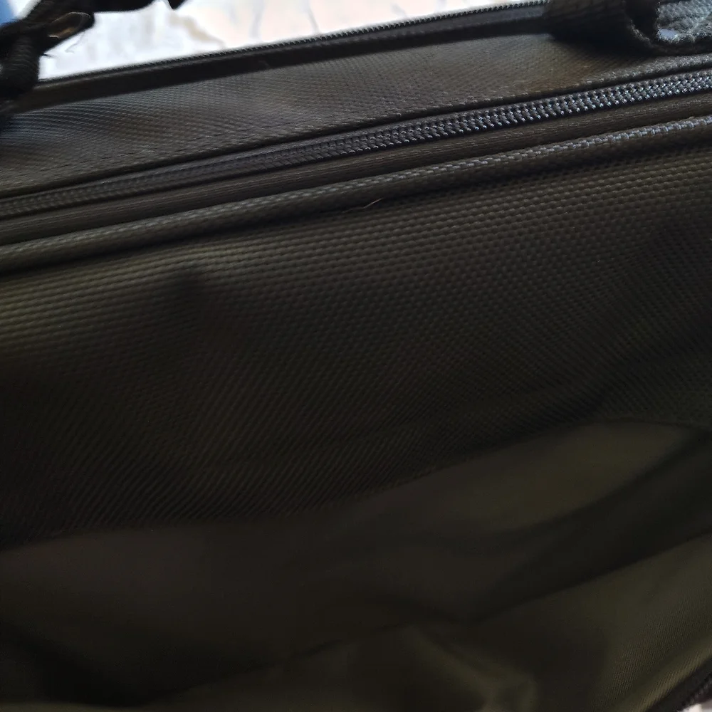 Black and Gray Laptop Bag